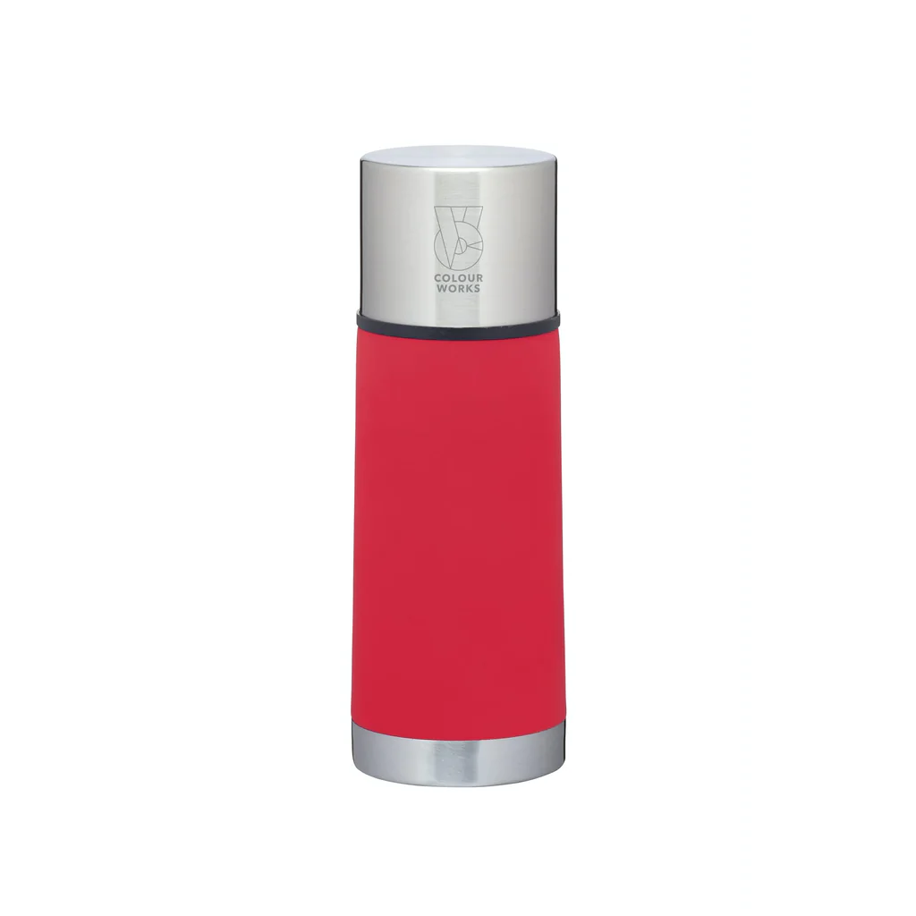 Colourworks Brights 350ml Stainless Steel Vacuum Flask Soft Touch