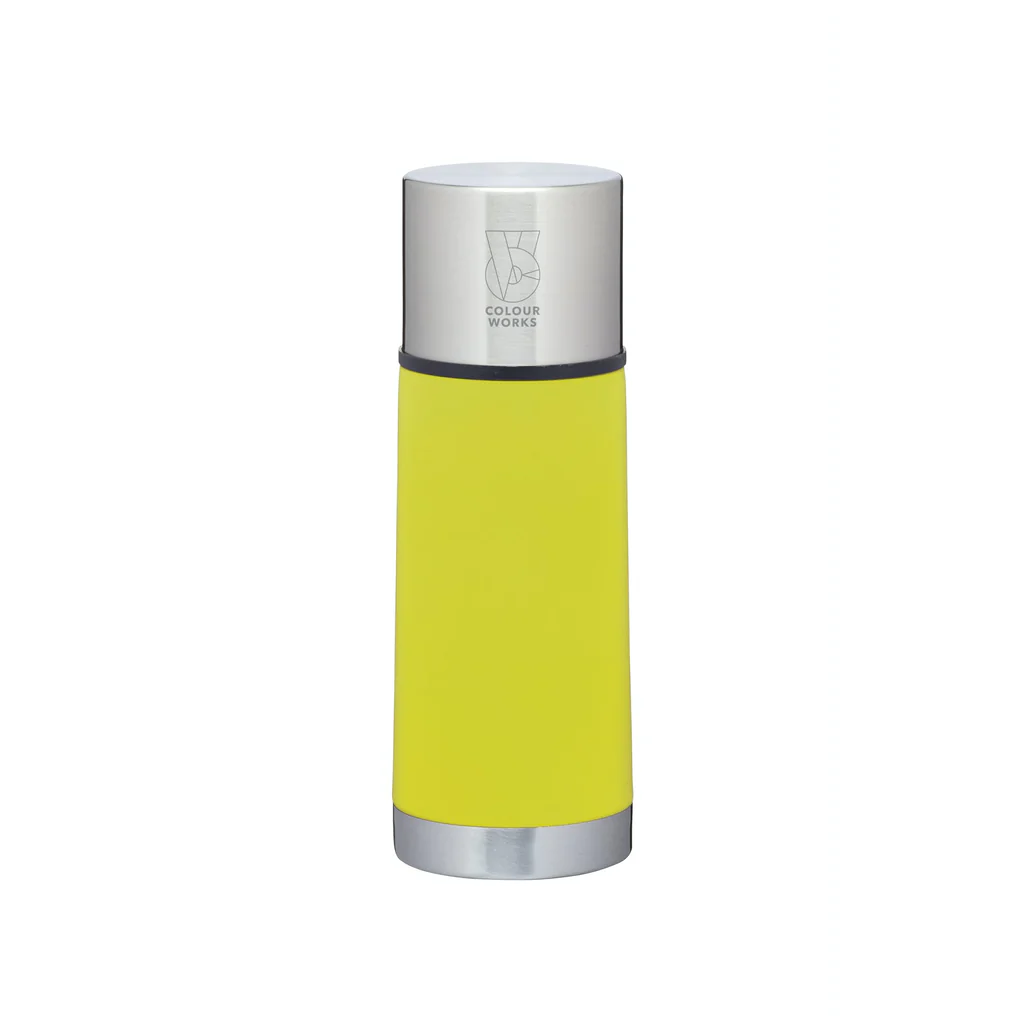 Colourworks Brights 350ml Stainless Steel Vacuum Flask Soft Touch