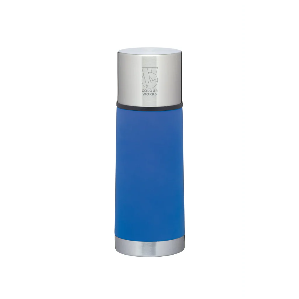 Colourworks Brights 350ml Stainless Steel Vacuum Flask Soft Touch