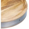 Industrial Kitchen Mango Wood Round Butchers Block