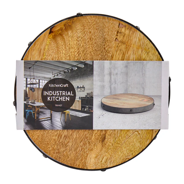 KitchenCraft Industrial Kitchen Mango Wood Trivet