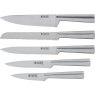 Sabatier 5pc Knife Set With Rubberwood Block