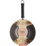 KitchenCraft World of Flavours Oriental Carbon Steel Non-Stick Wok